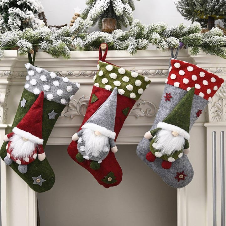 Lambswool 3D Christmas Socks