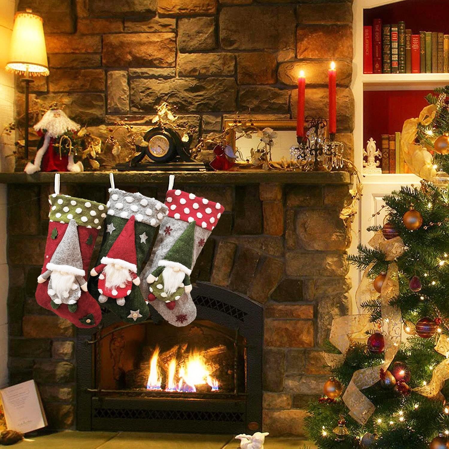 Lambswool 3D Christmas Socks